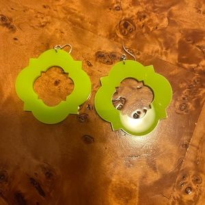 Moon & Lola green earrings
